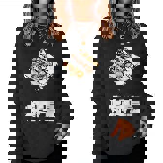 Yakitori 焼き鳥、Grilled Chicken Japanese Food レディーススウェットシャツ - Kawaiitshirt