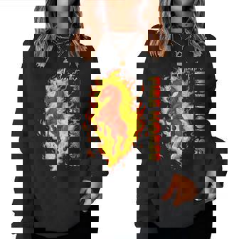 Year Of The Fire Horse Happy Chinese Lunar New Year 2026 Women Sweatshirt | Seseable CA