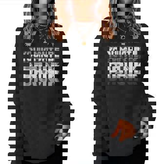 You May Be Drunk レディーススウェットシャツ - Kawaiitshirt