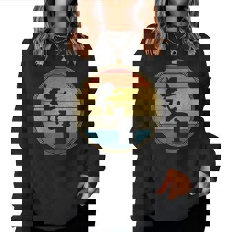 スケーター 女の子 ヴィンテージ レトロ スケートボード スケートボード キッズ レディーススウェットシャツ - Kawaiitshirt