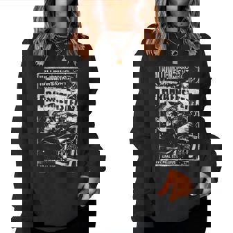 ハロウィンホラーナイト フランケンシュタイン&フランケンシュタインの花嫁 レディーススウェットシャツ - Kawaiitshirt