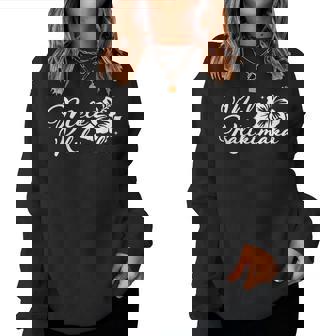 メレ カリキマカ ハイビスカス 花 ハワイ クリスマス ハワイアン レディーススウェットシャツ - Kawaiitshirt