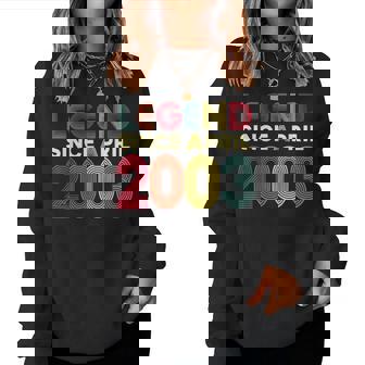 レジェンド 2003年4月 23歳の誕生日 男性 女性 23歳 レディーススウェットシャツ - Kawaiitshirt