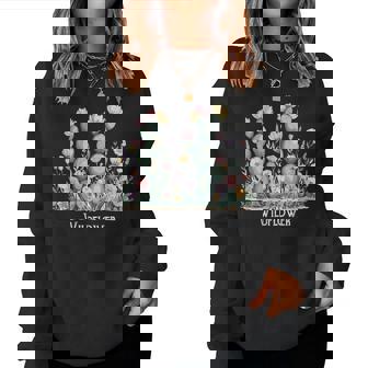 ワイルドフラワー ボヘミアン 砂漠の花 レディーススウェットシャツ - Kawaiitshirt