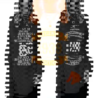 ヴィンテージ 1939 ギフト 男性 女性 長寿祝い 1939年生まれ 米寿祝い ユニークな誕生日プレゼント レディーススウェットシャツ - Kawaiitshirt