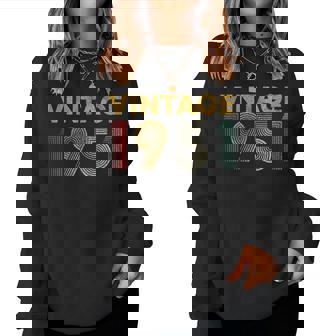 ヴィンテージ 1951 75 歳の誕生日プレゼント 男性 女性 75 歳 レディーススウェットシャツ - Kawaiitshirt