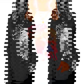 和田ダン しぐれ うい ロリ ダンス ダンス アニメ 女の子 長袖tシャツ レディーススウェットシャツ - Kawaiitshirt