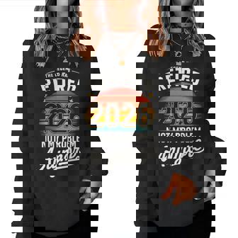 退職 2026年 面白い 退職 グラフィック 女性 男性 退職 長袖tシャツ レディーススウェットシャツ - Kawaiitshirt