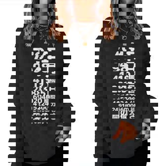 面白い79歳の誕生日の古いメーター 面白い79歳のギフト 女性 男性 面白い電卓 79歳の誕生日のギフト 長袖tシャツ レディーススウェットシャツ - Kawaiitshirt