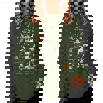 The 12 Cats Of Christmas Kitten Lover Cat Mom Cat Dad Women Sweatshirt - Thegiftio