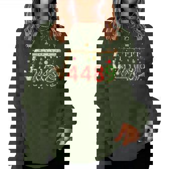 67 Meme Christmas Square Root 4489 Six Seven Math Teacher Women Sweatshirt - Thegiftio