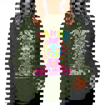 Candy Land Costume Candy Crew Security Christmas Women Sweatshirt - Thegiftio