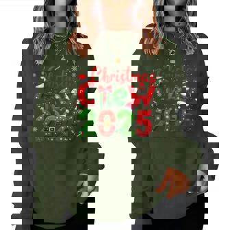 Christmas Crew 2025 Snowman Xmas Family Matching Men Women Sweatshirt | Seseable CA