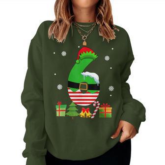 Christmas Family 67 Meme Six Seven Pajamas Elf Boys Girl Women Sweatshirt - Monsterry