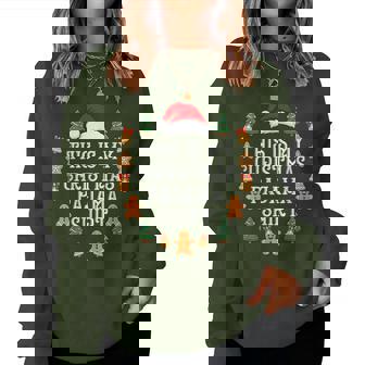 This Is My Christmas Pajama Xmas Pj Women Women Sweatshirt - Monsterry