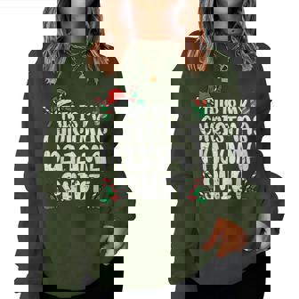 This Is My Christmas Pajama Xmas Pjs Women Women Sweatshirt | Mazezy