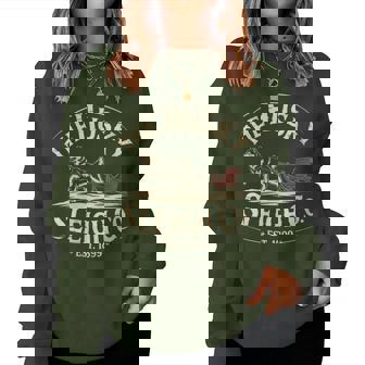 Classic Husky Christmas Dog Lover Retro Style Women Sweatshirt | Seseable CA