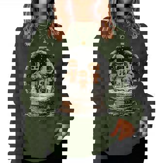 Creepy Gingerbread Cookies Goth Winter Gothic Christmas Snow Women Sweatshirt - Thegiftio