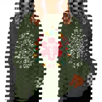 Cute Emergency Department Christmas Er Nurse Santa Women Sweatshirt - Monsterry