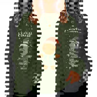 Cute Grandma Gingerbread Family Matching Christmas Women Women Sweatshirt | Mazezy