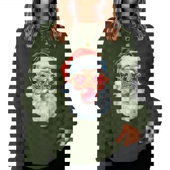 Cute Santa Bubble Gum For N Little Girls Christmas Women Sweatshirt - Monsterry