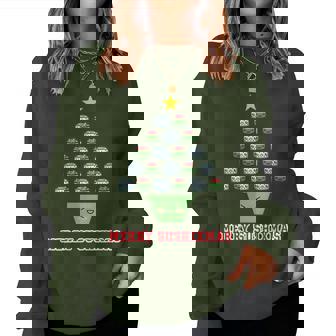 Cute Sushi Love Xmas Kawaii Merry Sushixmas Women Sweatshirt - Thegiftio