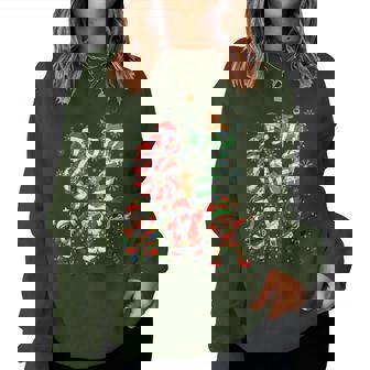 Dabbing Santa Elf Friends Christmas Boys Girls Xmas Dab Women Sweatshirt - Monsterry