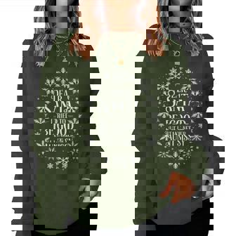 Dear Santa I Tried To Be Good But I Take After Aunt Sissy Women Sweatshirt | Mazezy