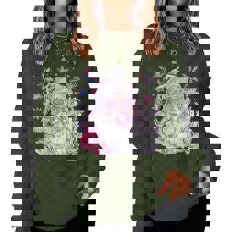 Disco Santa Bubblegum Snow Christmas Girls Women Women Sweatshirt - Monsterry