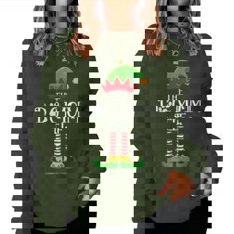 Dog Mom Elf Christmas Family Matching Love Elf Xmas Women Sweatshirt | Mazezy