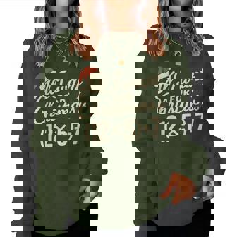 67 Christmas Math Teacher Six Seven Numbers Meme Xmas Women Sweatshirt - Thegiftio