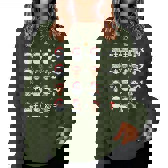 67 Math Teacher Six Seven Meme Christmas Santa Puzzle Women Sweatshirt - Thegiftio