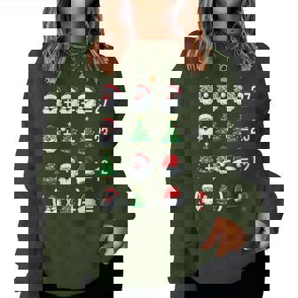 67 Meme Santa Math Teacher Christmas Pajama Men Women Sweatshirt - Monsterry