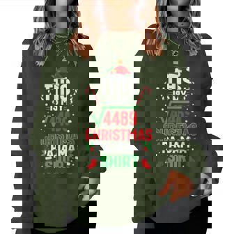 67 Meme Square Root 4489 Math Teacher Christmas Pajama Women Sweatshirt | Seseable CA