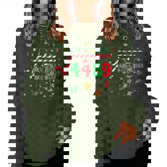 Christmas 6 7 Math Teacher 67 Meme Square Root 4489 Women Sweatshirt - Seseable