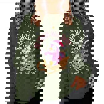 Cute Girls Christmas Matching Family Holiday Women Sweatshirt | Seseable CA