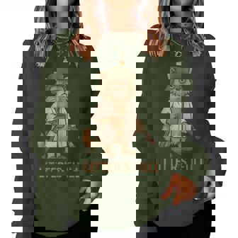 Litter’S Full Cat Coffee Christmas Cat Mom Cat Lover Women Sweatshirt | Mazezy