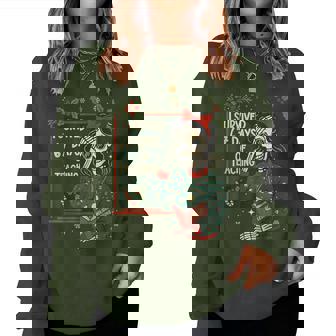 Teacher Christmas Xmas I Survived 67 Days Of Teaching Women Sweatshirt | Seseable CA