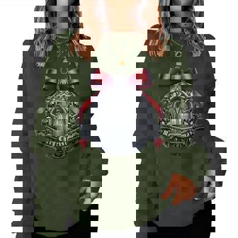 Gothic Winter Graphic For Girls Merry Goth Christmas Women Sweatshirt | Seseable CA