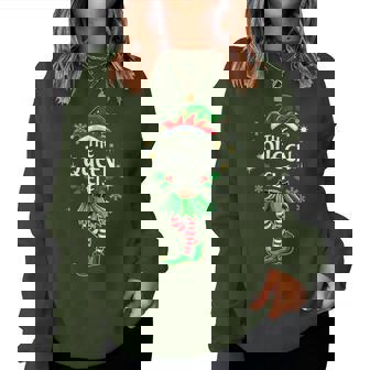 I'm The Queen Elf Matching Christmas Costume Women Sweatshirt | Mazezy