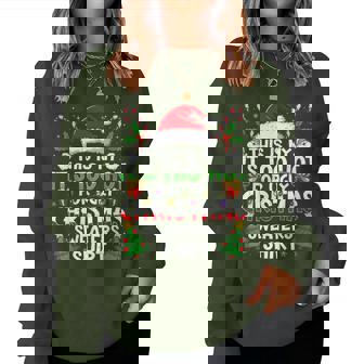 It's Too Hot For Ugly Christmas Xmas Women Women Sweatshirt - Thegiftio