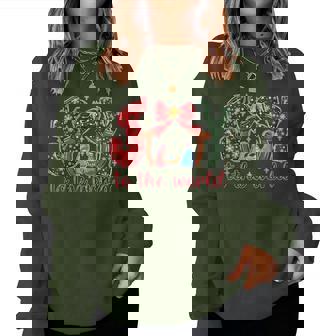 Joy To The World Christmas Nativity Christian Birth Of Jesus Women Sweatshirt | Mazezy