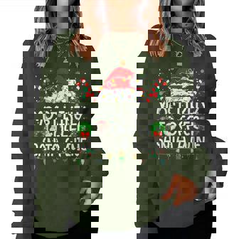 Most Likely To Offer Santa Wine Family Reunion Christmas Women Sweatshirt | Mazezy