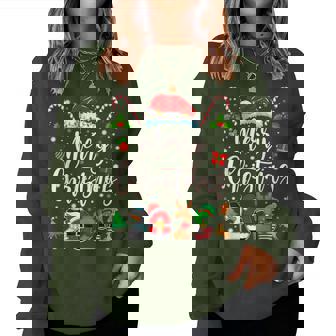 Merry Christmas 2025 Family Matching Pajamas Xmas Women Women Sweatshirt | Mazezy