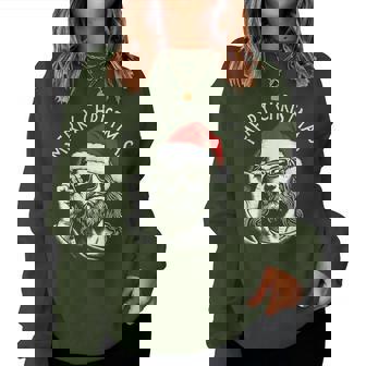 Merry Christmas Christian Jesus Pajamas Pjs Xmas Women Women Sweatshirt - Thegiftio