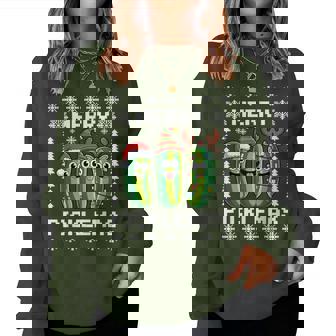 Merry Picklemas Pickle Ugly Christmas Sweater Women Women Sweatshirt | Seseable UK