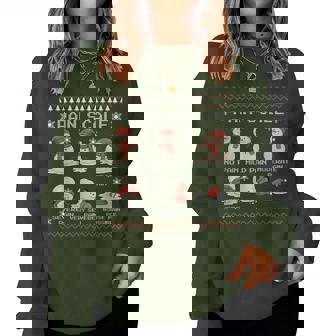 Pain Scale Snowman Pain Assessment Trauma Nurse Ugly Xmas Women Sweatshirt | Mazezy