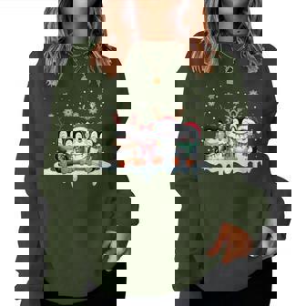 Penguin Christmas Winter Toddler Girl Boy Women Women Sweatshirt | Seseable FR