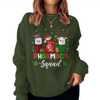 Pharmacy Squad Christmas Pills Pharmacist Santa Women Sweatshirt - Thegiftio UK