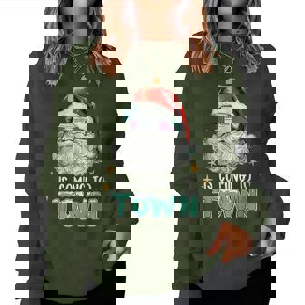 Sani-Cloth Is Coming To Town Nurse Christmas Women Sweatshirt - Monsterry